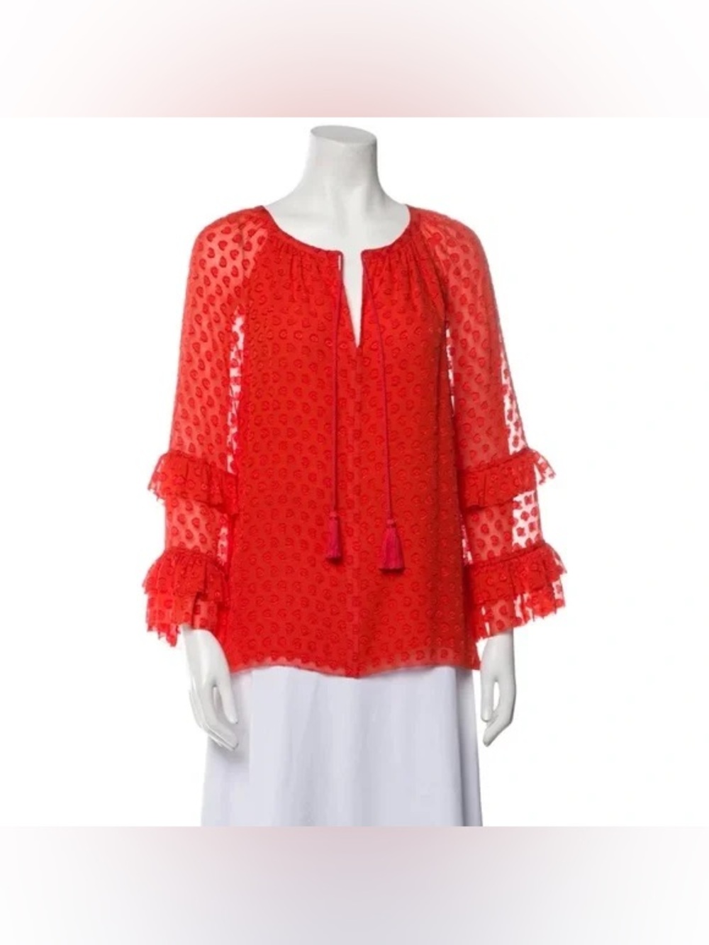 Tory Burch orange top